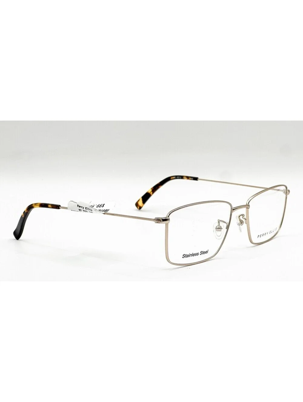 Perry Ellis Pe 437-2 Polished Gold Authentic Eyeglasses 54-17-140